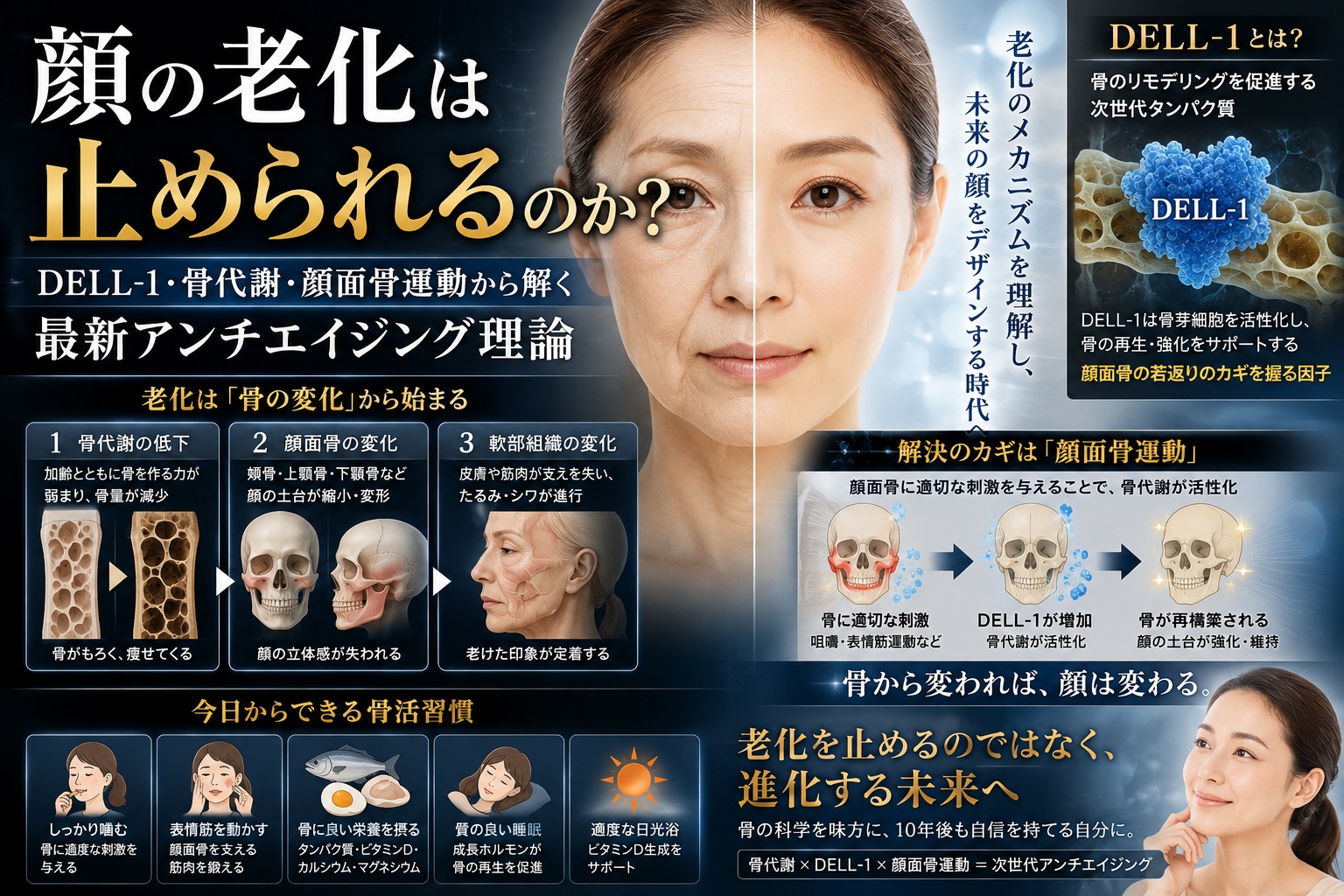 顔の老化は止められるのか？_顔ドック
