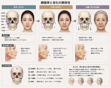 顔面骨と老化の関係性_顔面骨構造研究家 林幸千代