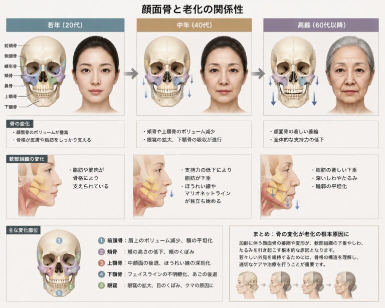 顔面骨と老化の関係性_顔面骨構造研究家 林幸千代