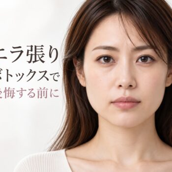 エラ張りボトックスで後悔する前に